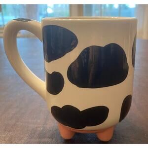 Cow‎ Print 3D Udder Feet Mug Boston Warehouse Novelty Farmhouse Cup 24oz Funny